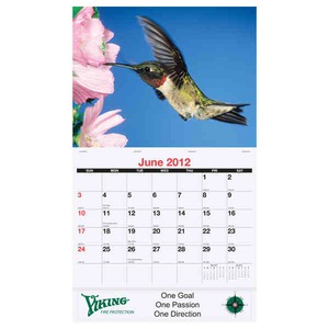 Custom Printed Wildlife Art Executive Calendars