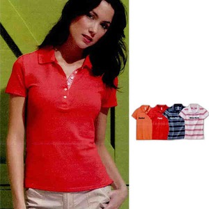 Custom Printed Womens Hyp Golf Polo Shirts