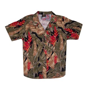 Custom Printed Womens Vintage Paradise Hawaiian Camp Shirts
