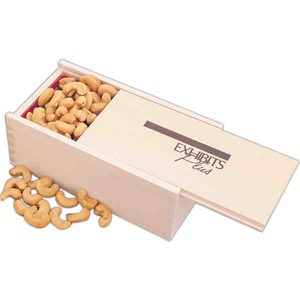 Wooden Collectors Gift Box Food Gift Sets, Customized With Your Logo!