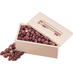 Wooden Collectors Gift Box Food Gift Sets, Customized With Your Logo!