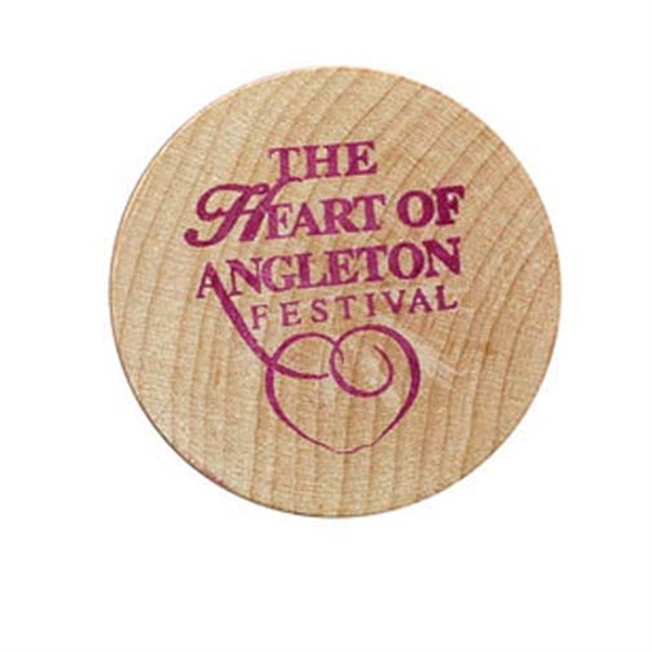 Wooden Nickels, Custom Imprinted With Your Logo!