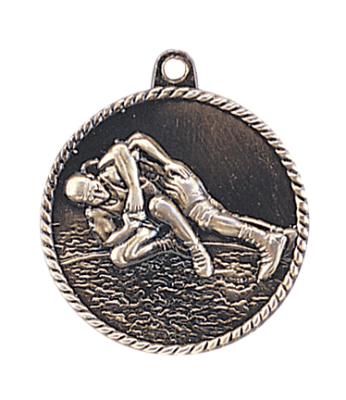 Custom Printed Wrestling High Relief Medals