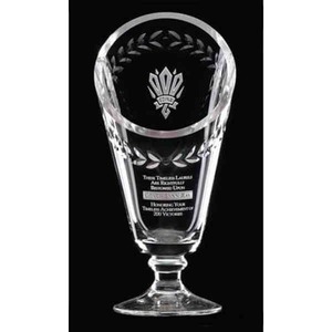 Wright Inspired Laurel Container Crystal Gifts, Custom Printed With Your Logo!