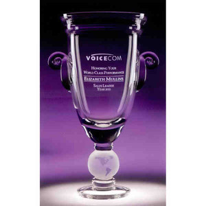 Wright Inspired World Class Cup Container Crystal Gifts, Custom Decorated With Your Logo!