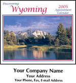 Custom Imprinted Wyoming Wall Calendars