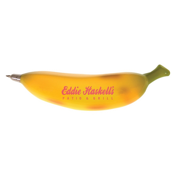 Canadian Manufactured Banana Stock Shaped Magnets, Custom Decorated With Your Logo!