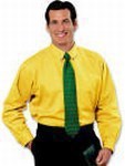 Custom Printed Blue Generation Men's Yellow Twill Shirts