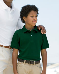 Youth Jerzees Golf Polo Shirts, Embroidered With Your Logo!