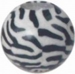 Custom Printed Zebra Print Candles