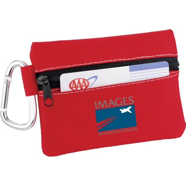 Small Zippered First Aid Pouches, Custom Printed With Your Logo!
